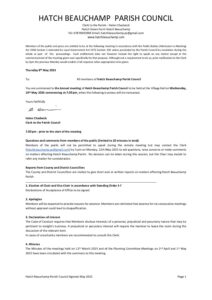 HBPC Agenda May 14 2025 for Councillors
