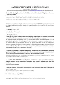 HBPC Planning minutes 2 April 2025