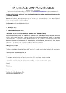 HBPC Planning minutes 30 October 2024