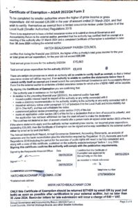 HBPC cert of exemption 2024 redacted