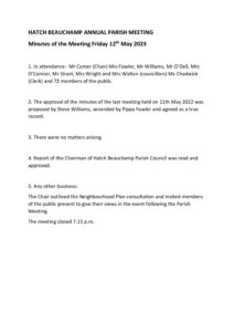 HB APM Minutes 12 May 2023