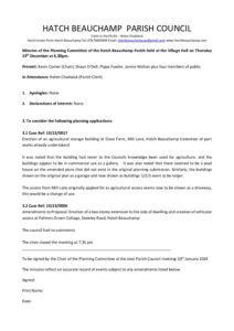 HBPC Planning minutes 14 December 2023