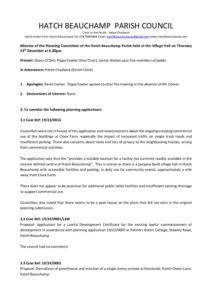 HBPC Planning minutes 15 February 2024