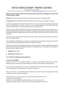 HBPC Planning minutes 26 March 2024