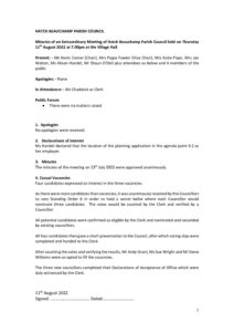 HBPC Minutes 11 August 2022 DRAFT for circulation