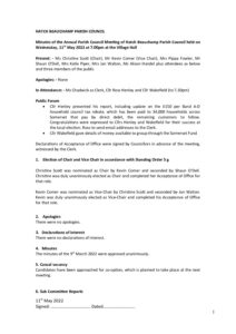 HBPC Minutes 11 May 2022 DRAFT for circulation