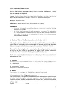 HBPC Minutes 13 July 2022 DRAFT for circulation