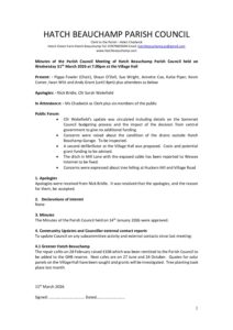 HBPC Minutes 11 March 2026 DRAFT for circulation