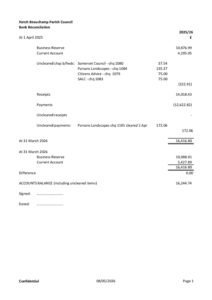 HBPC 2025 Bank rec 31Mar26