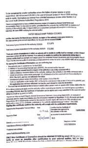 HB 2026 cert of exemption redacted